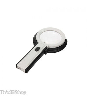 Lente Di Ingrandimento Da Tavolo Lampada Con 10 Led Portatile 120 Mm A 28mm         