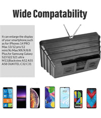 Lente Ingrandimento Display Schermo Telefono Cellulare Smartphone Forma Di Tv         