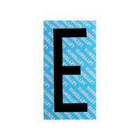 Lettera Adesiva Nera Serie T80 E Letterfix