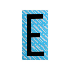 Lettera Adesiva Nera Serie T80 E Letterfix