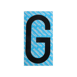 Lettera Adesiva Nera Serie T80 G Letterfix