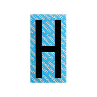 Lettera Adesiva Nera Serie T80 H Letterfix