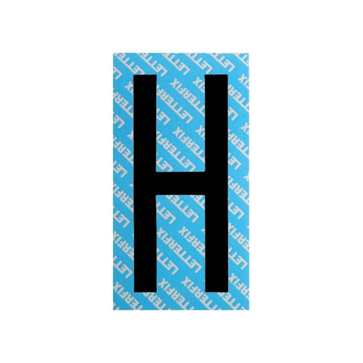 Lettera Adesiva Nera Serie T80 H Letterfix