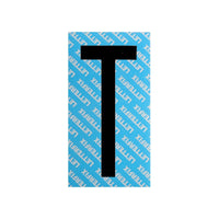 Lettera Adesiva Nera Serie T80 T Letterfix