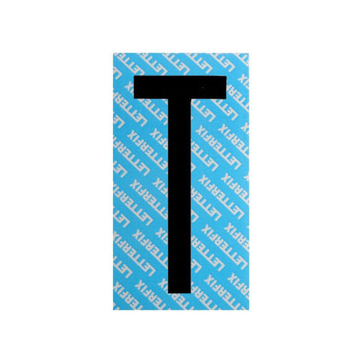 Lettera Adesiva Nera Serie T80 T Letterfix