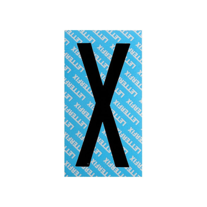 Lettera Adesiva Nero Serie T80 X Letterfix