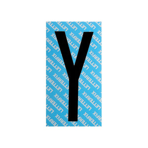 Lettera Adesiva Nero Serie T80 Y Letterfix