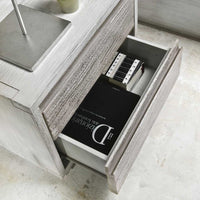 Letto shabby chic da 1 piazza e mezzo con contenitore