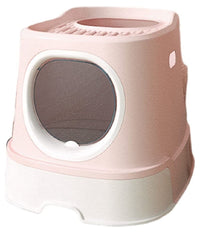 Lettiera Per Gatti Toilette Estraibile Cassetto Paletta Antispruzzo Sportello         