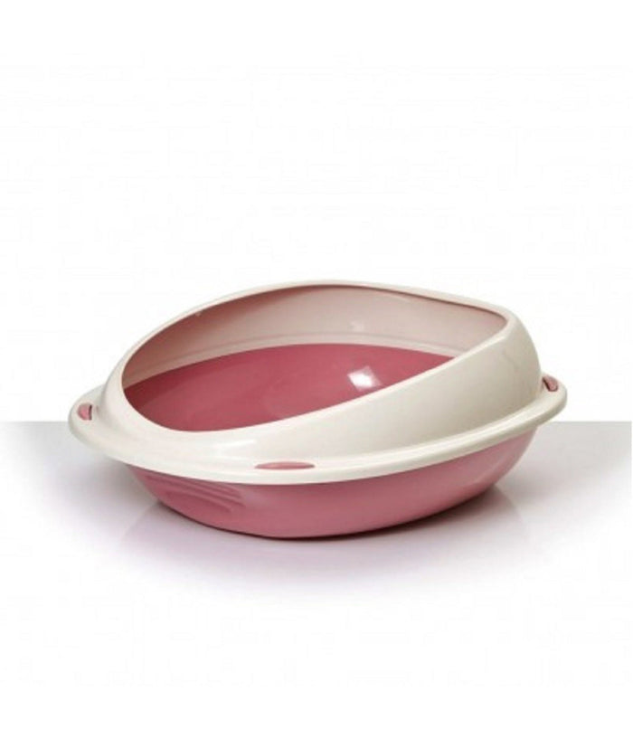 Lettiera Scoperta Per Gatti Gatto Shuttle Con Bordi Rialzati Salva Sporco 57 Cm         