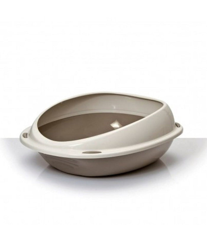 Lettiera Scoperta Per Gatti Gatto Shuttle Con Bordi Rialzati Salva Sporco 57 Cm         