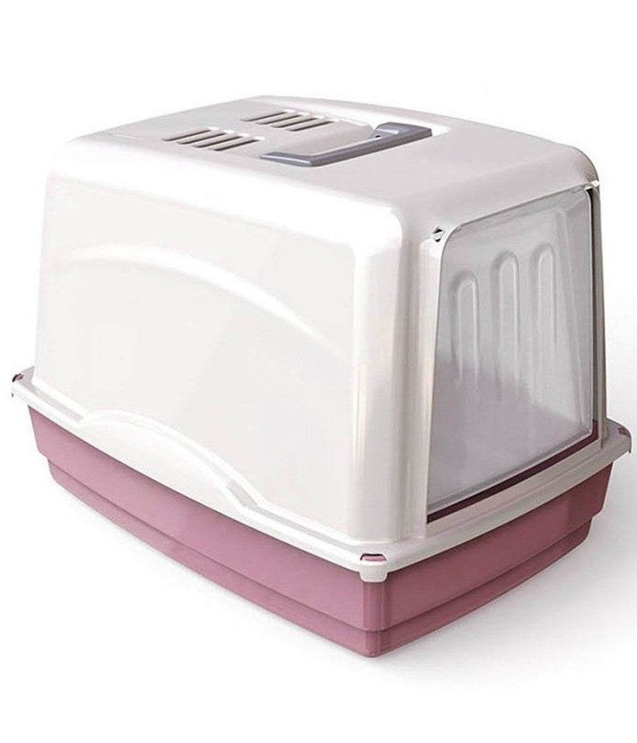 Lettiera Toilette Chiusa Maniglia Filtro Per Gatti Gatto Vicky 54x39x39 Igiene         