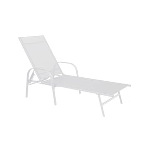 Lettino Acciaio Cm 195*69*94 Color Bianco Samo