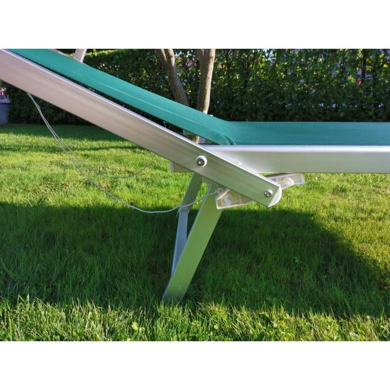 Lettino Alluminio Sea V/I Verde Vette 04913