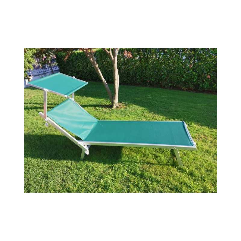 Lettino Alluminio Sea V/I Verde Vette 04913