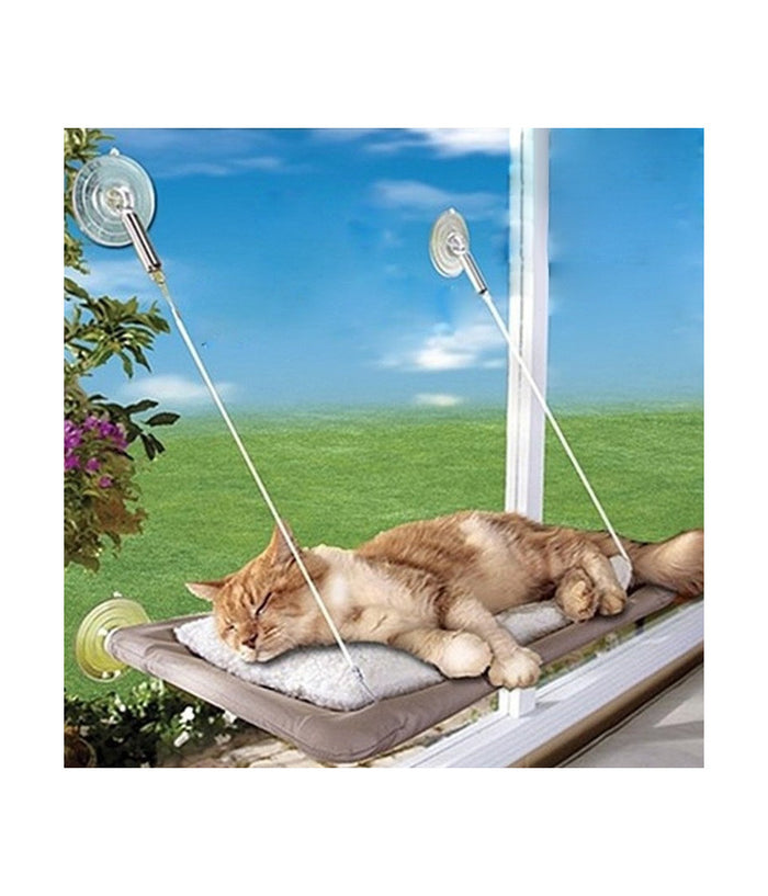 Lettino Lavabile Per Gatti A Muro Con Ventose 50 X 25 Cm X 7,5 Kg         