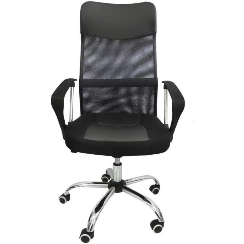 Sedia da ufficio Rotelle Girevoli e braccioli ergonomica. reclinabile e con altezza regolabile imbottita e rete traspirante FC-033