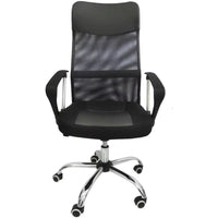 Sedia da ufficio Rotelle Girevoli e braccioli ergonomica. reclinabile e con altezza regolabile imbottita e rete traspirante FC-033