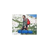 Lettino Pieghevole Struttura in Alluminio con Borsa per Trasporto Camping Safari Blu