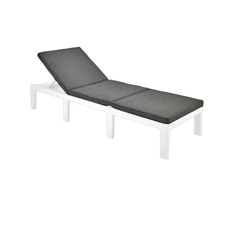 Lettino Resina Fisso Haiti Bianco Progarden