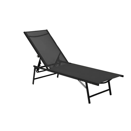 Trade Shop - Lettino Sdraio Mare Prendisole Reclinabile Pieghevole Praiano Piscina Sedia In Textilene -