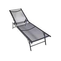 Trade Shop - Lettino Sdraio Mare Prendisole Reclinabile Pieghevole Praiano Piscina Sedia In Textilene -