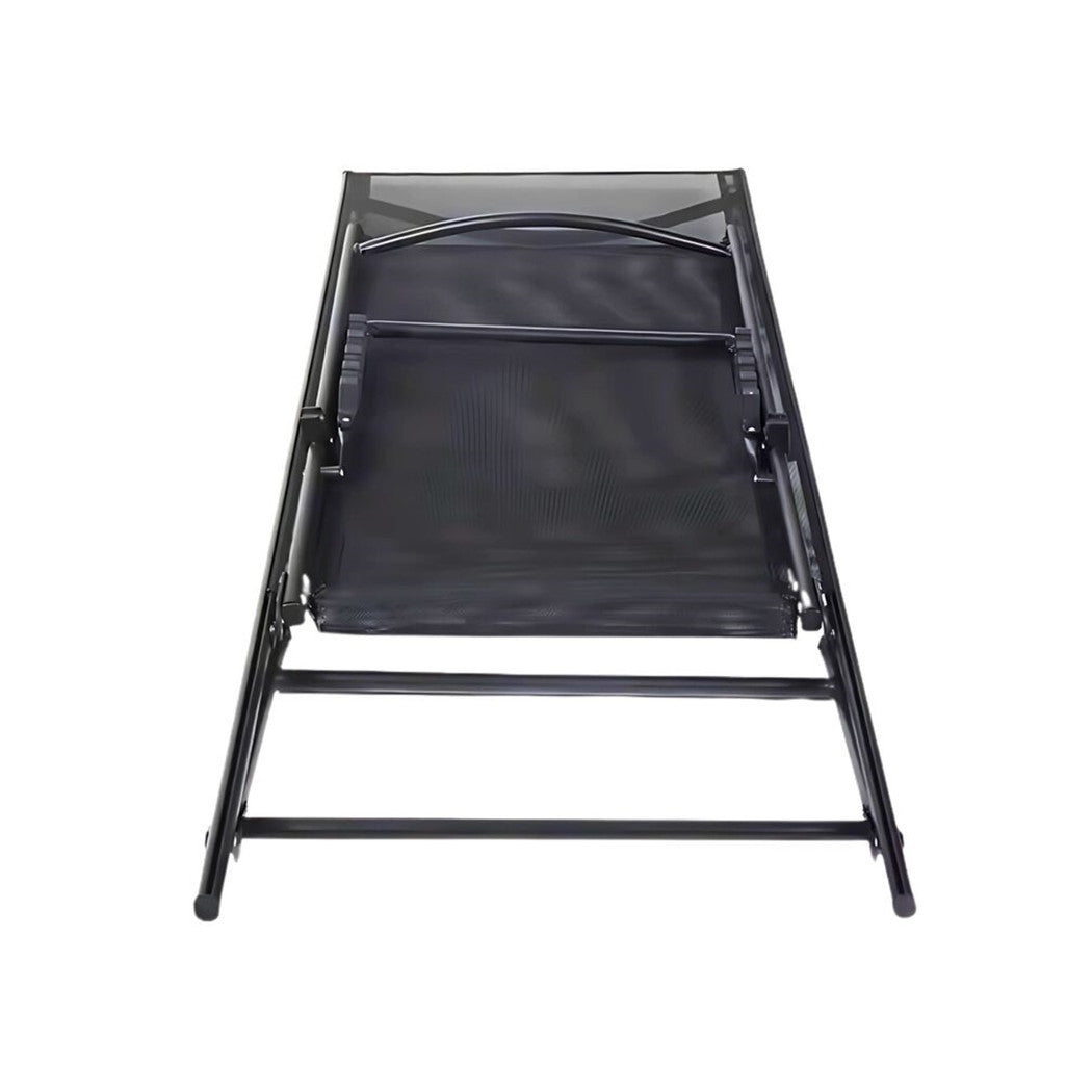 Trade Shop - Lettino Sdraio Mare Prendisole Reclinabile Pieghevole Praiano Piscina Sedia In Textilene -