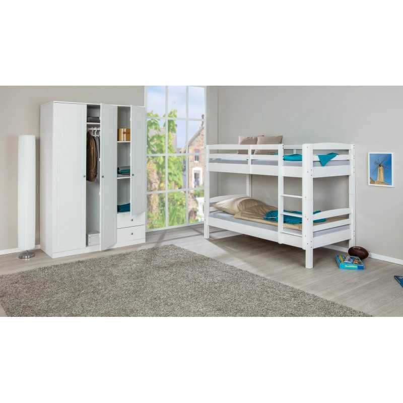 Letto a castello Inter Link 90x200 divisibile in 2 letti singoli