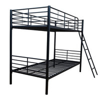 Letto a castello Monza in metallo nero