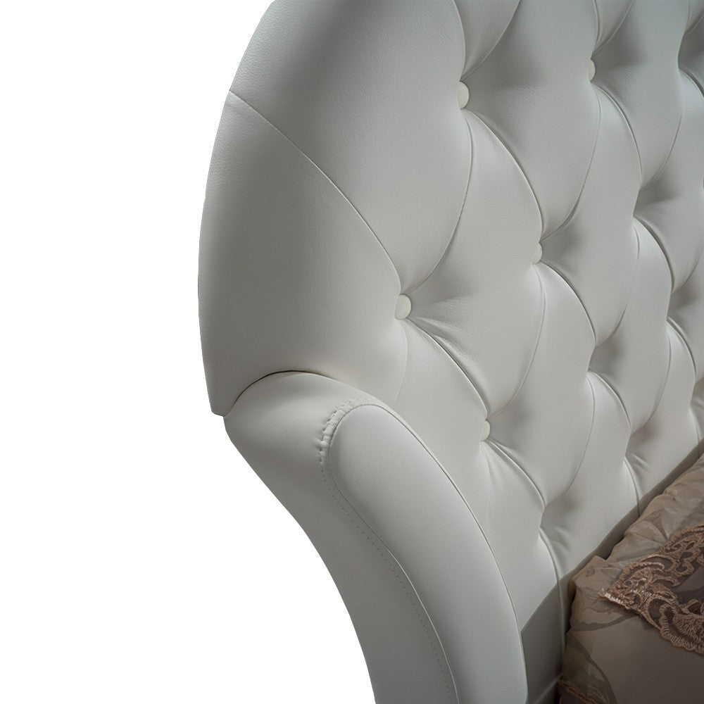 Letto con contenitore Marubi colore bianco