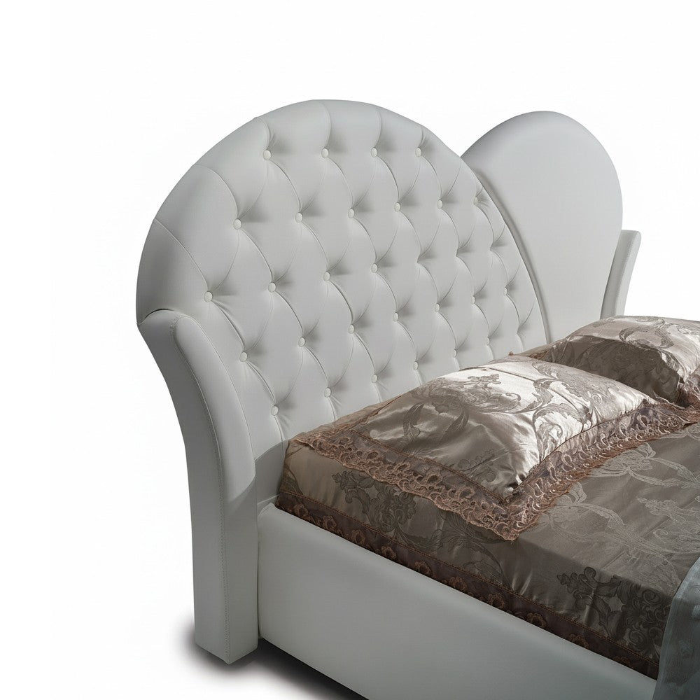 Letto con contenitore Marubi colore bianco