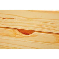 Letto Inter Link con contenitori e comodino con ruote Dim. 96x209x47,5h