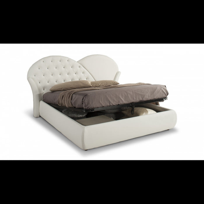 Letto Marubi bianco contenitore