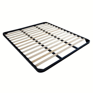 Letto matrimoniale con contenitore Melia tessuto grigio