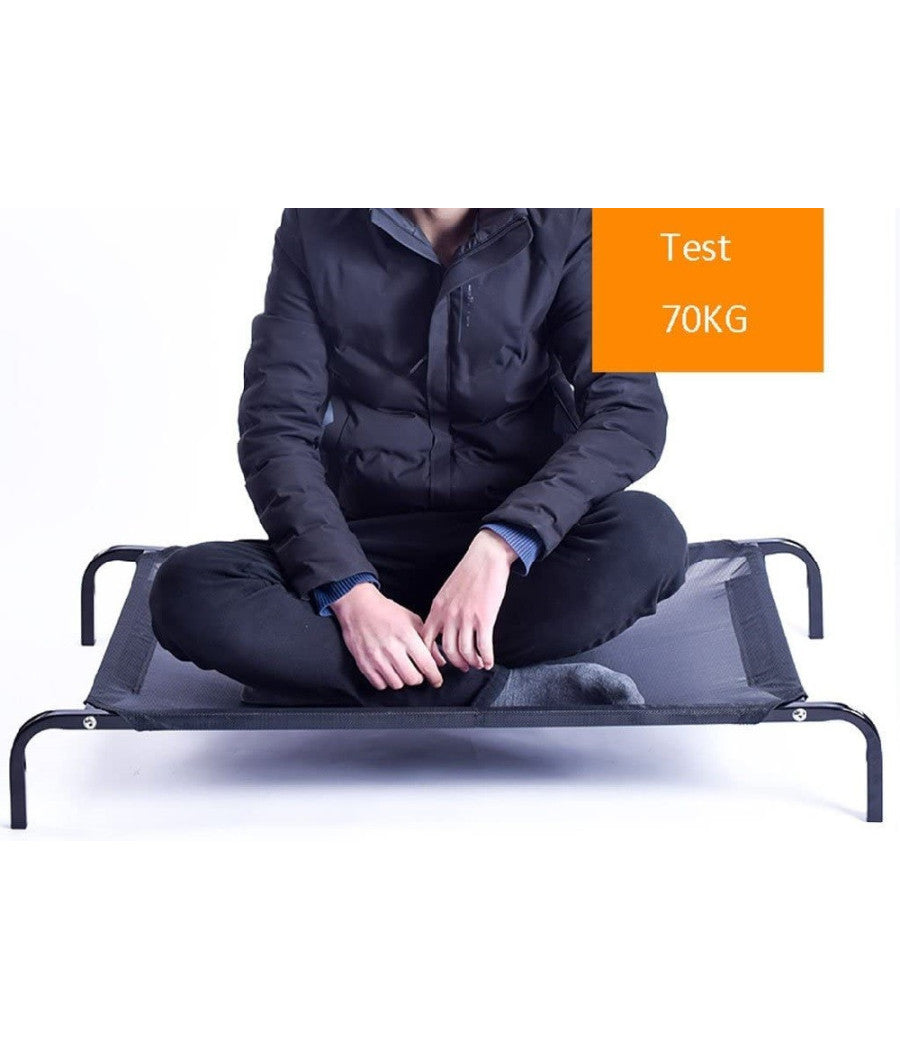 Letto Per Cani Animali Domestici Estate Lavabile Nido Brandina 90 X 60 X 15 Cm         