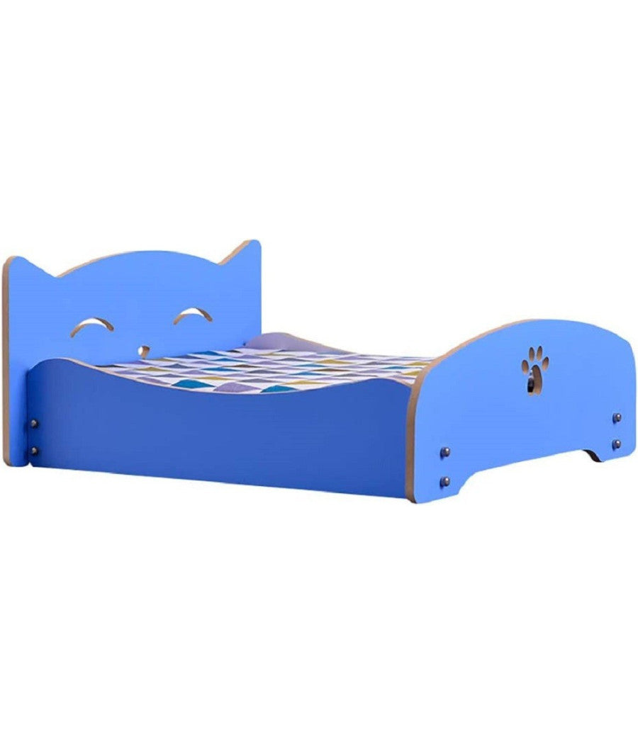 Letto Per Gatti Cani Animali Piccola Media Taglia In Legno Universale 68x55x23cm         