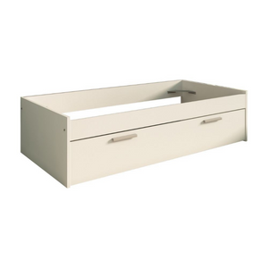 Letto singolo 1004 Blanco con cassettone estraibile