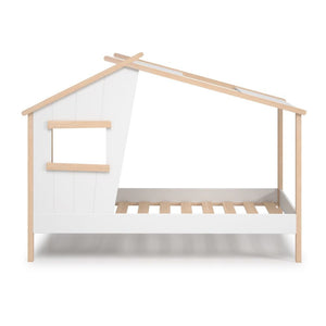 Letto singolo a casetta Luba in legno massiccio – Un rifugio incantato per i sogni del tuo bambino