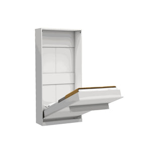 Letto singolo a scomparsa Happy bianco 104x38x221H