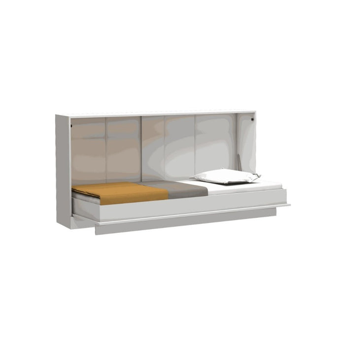 Letto singolo a scomparsa Life bianco 215x38x108H