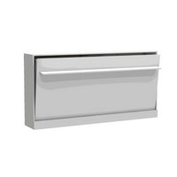 Letto singolo a scomparsa Life con apertura orizzontale bianco