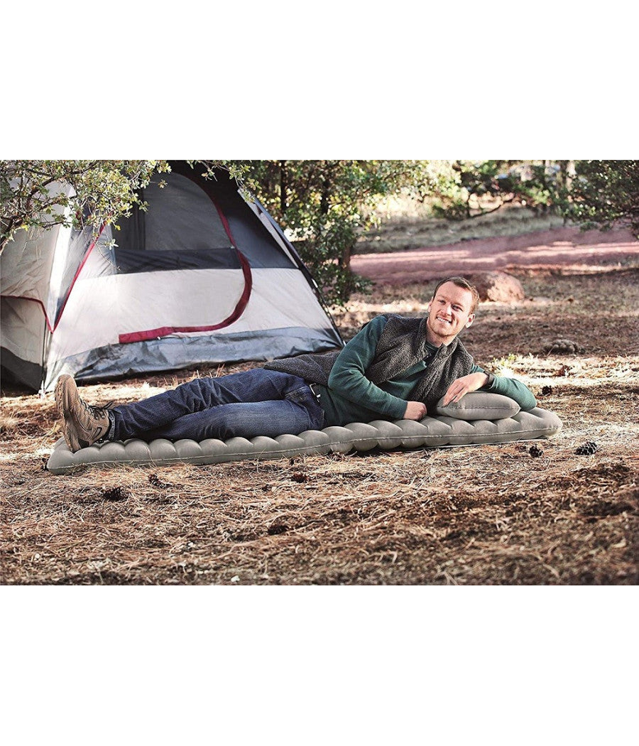 Letto Singolo Flexchoice 191x70x10,5 Cm Materasso Da Campeggio Gonfiabile 67617         
