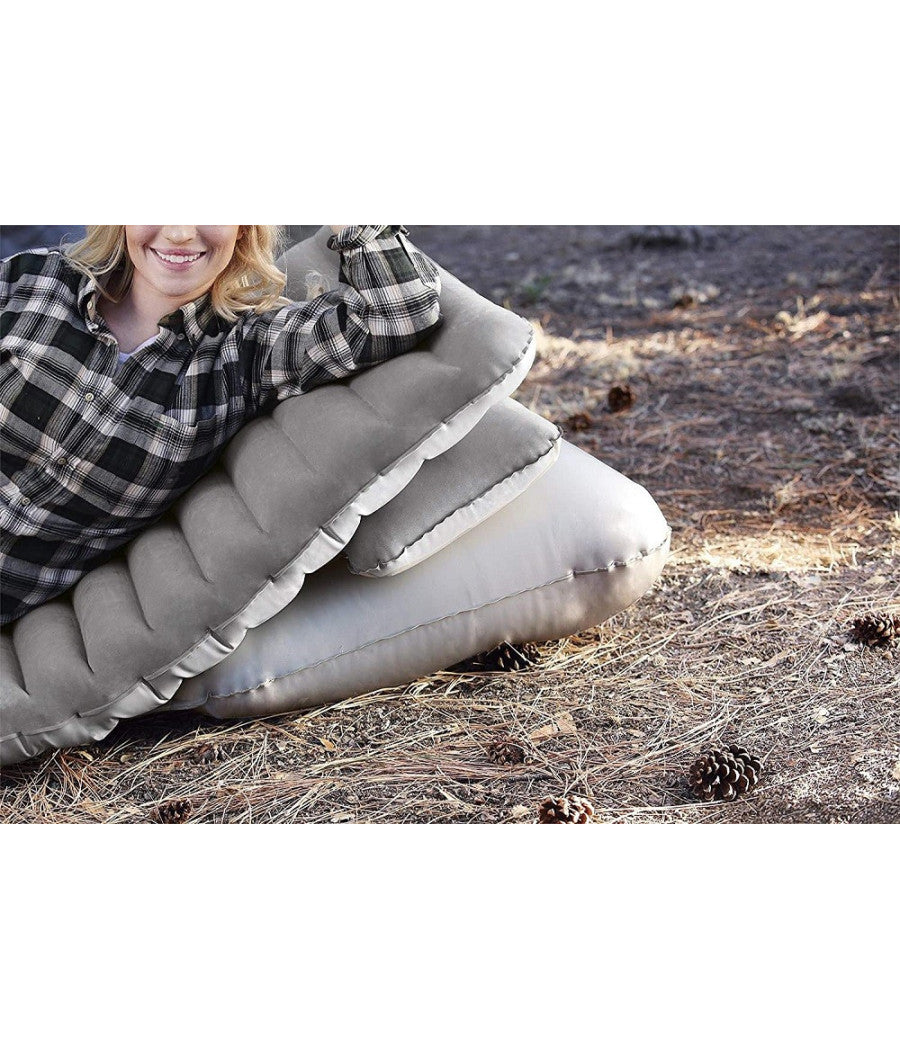 Letto Singolo Flexchoice 191x70x10,5 Cm Materasso Da Campeggio Gonfiabile 67617         