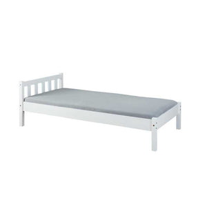 Letto singolo Inter Link 90x190 in pino tinto bianco
