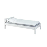 Letto singolo Inter Link 90x190 in pino tinto bianco