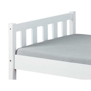 Letto singolo Inter Link 90x190 in pino tinto bianco