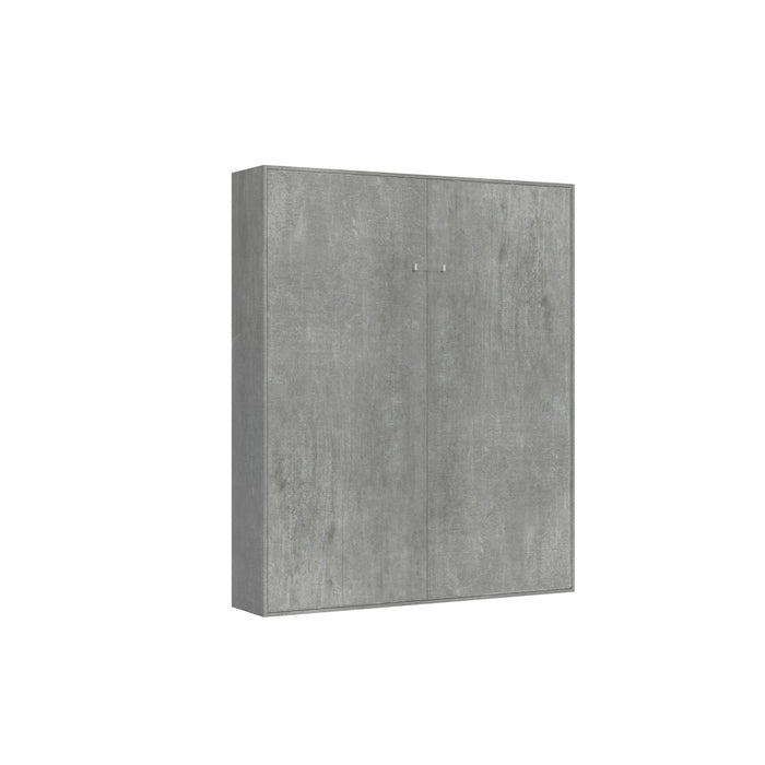 Letto matrimoniale Kentaro verticale a scomparsa Cemento