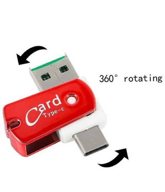 Lettore Di Schede Memory Card Micro Sd Otg Usb 3.1 - Type C Adattatore Otg-tf08         