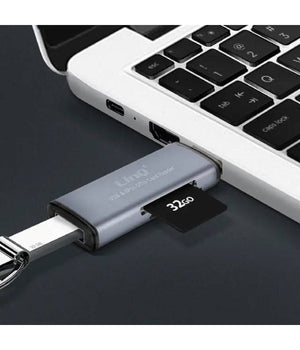 Lettore Di Schede Sd Micro-sd 2in1 Lightning Usb Maschio Otg Usb Femmina Otg802         