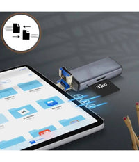 Lettore Di Schede Sd Micro-sd 2in1 Lightning Usb Maschio Otg Usb Femmina Otg802         